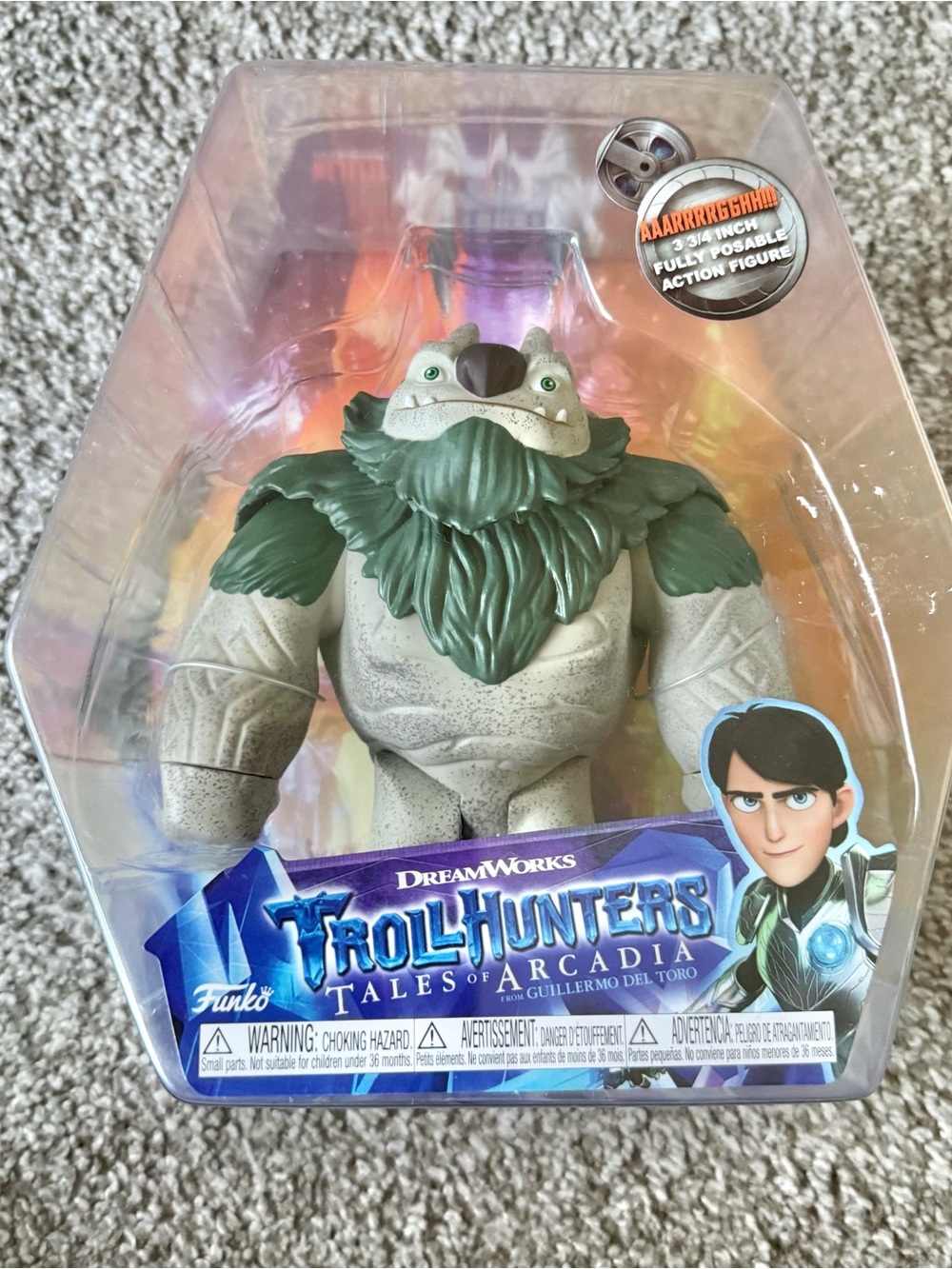 RARE Trollhunters Tales of Arcadia AAARRRGGHH!!! Action Figure Funko Posable